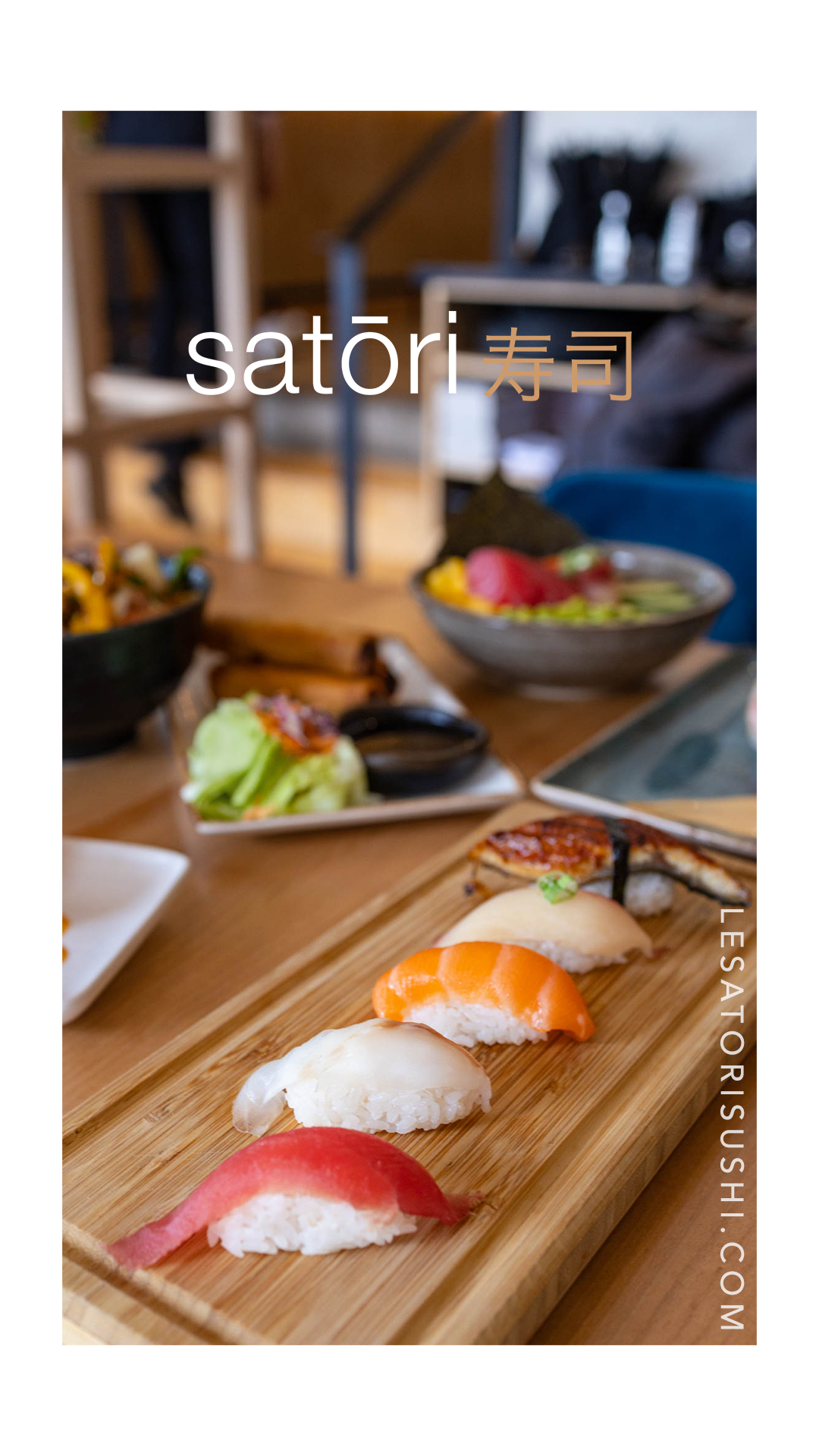 Satori sushi - Medias sociaux idylliq